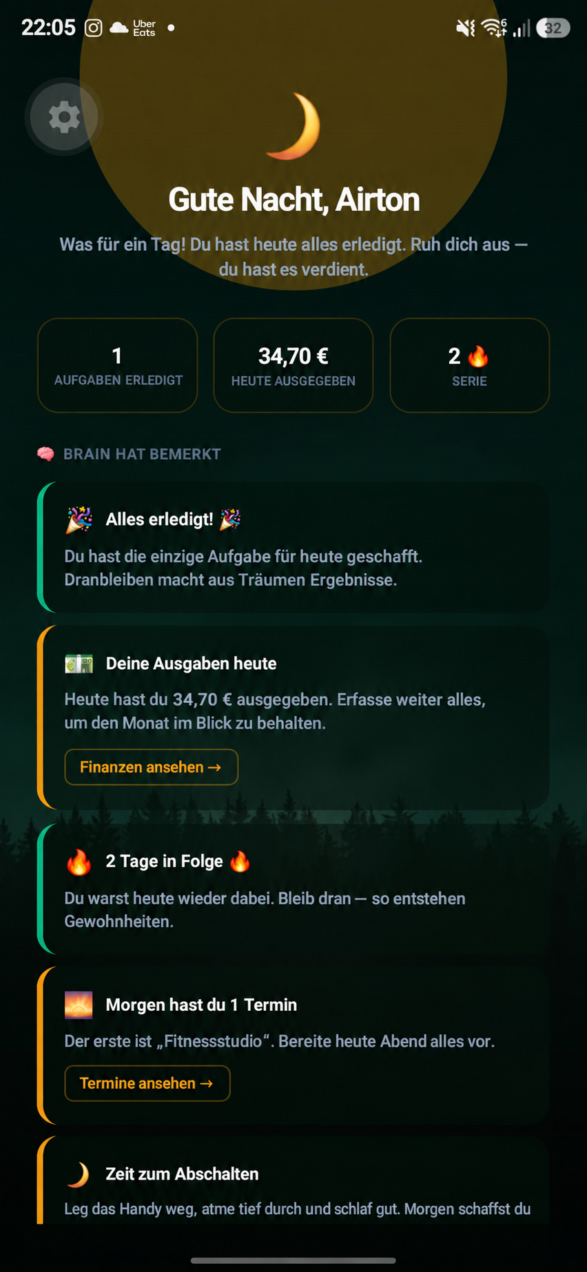 Dein Tagesrückblick von Brain